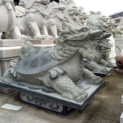 廟宇祈福長(zhǎng)壽龜?shù)袼?石雕龍龜?shù)乃囆g(shù)與定制加工